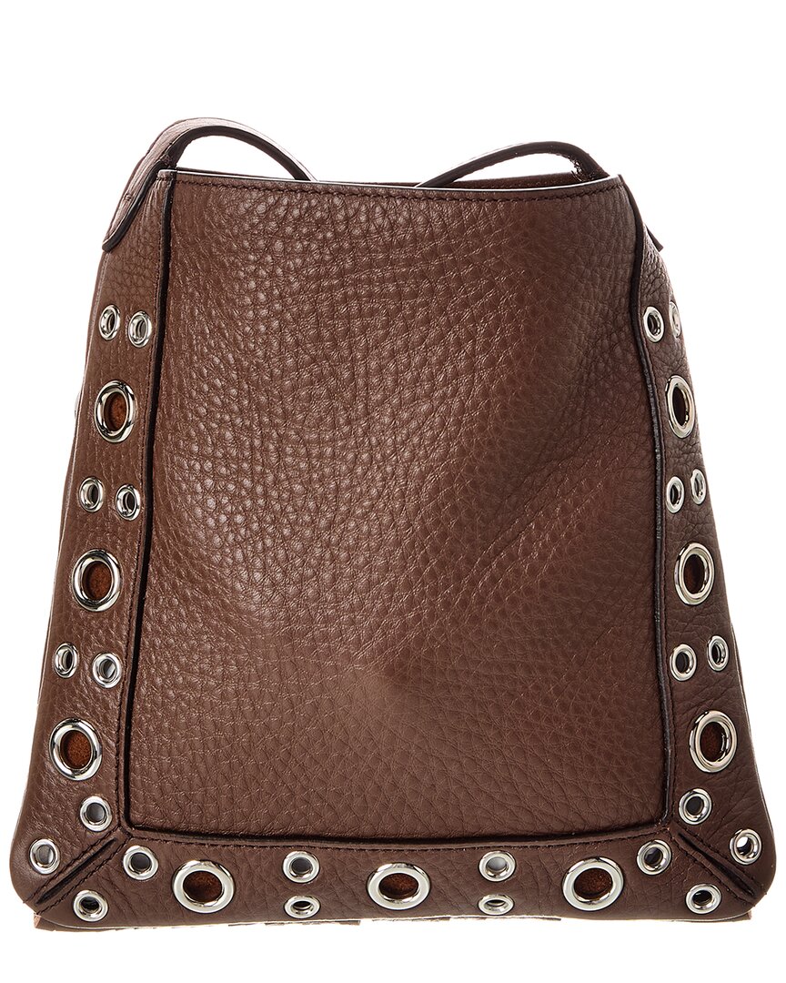 Valentino Vlogo Leather Shoulder Bag