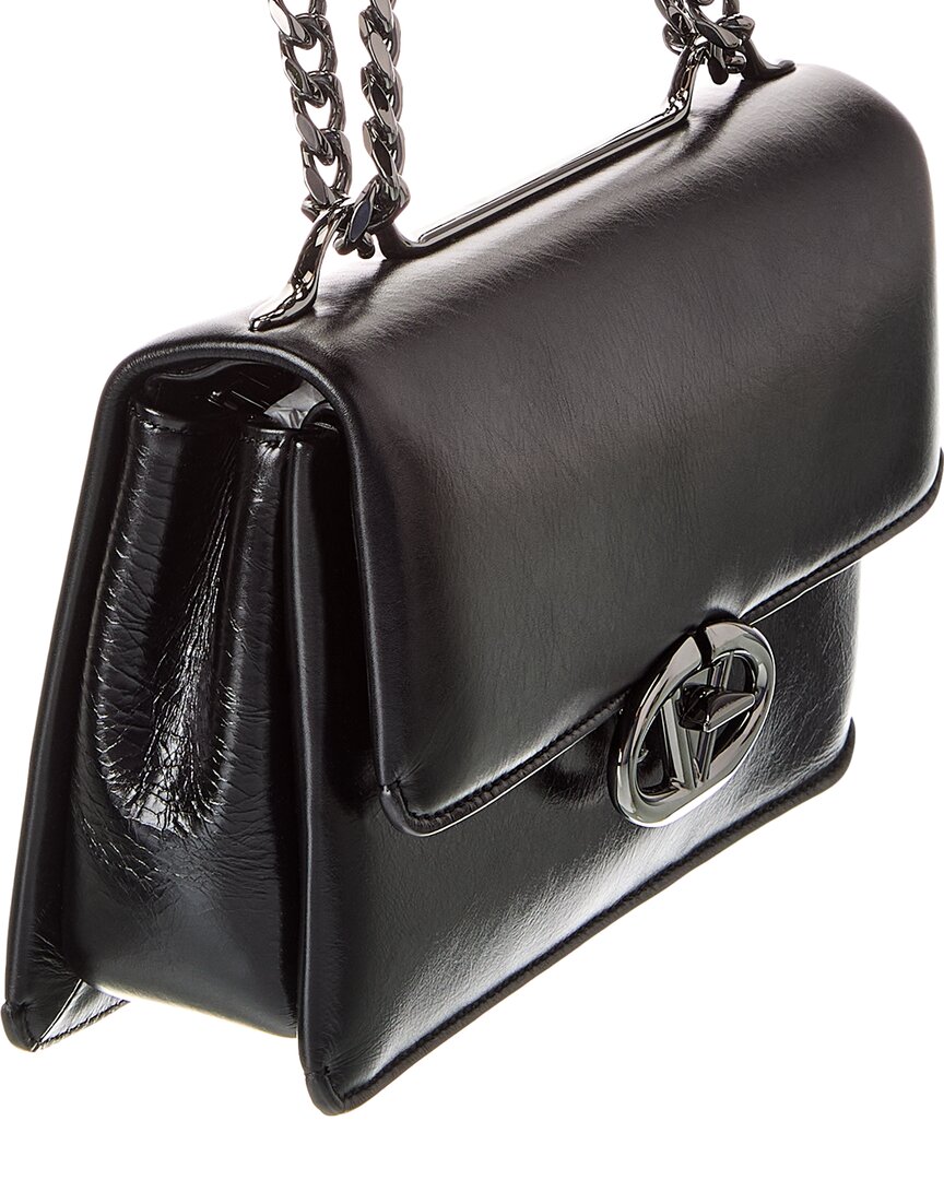 Valentino Vlogo Signature Leather Shoulder Bag