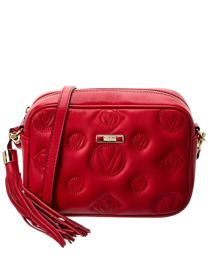Valentino By Mario Valentino Leather Crossbody ONE SIZE Red