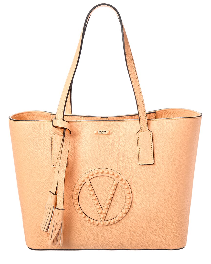 Valentino By Mario Valentino Soho Rock Leather Tote ONE SIZE Pink