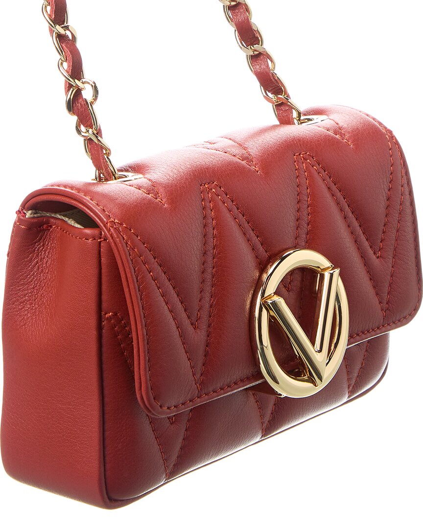 Valentino By Mario Valentino Chu Chu Diamond Leather Crossbody