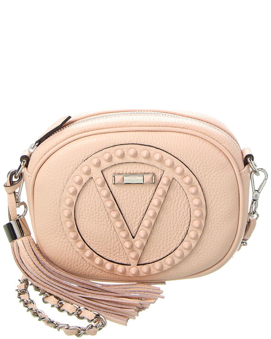 Valentino By Mario Valentino Nina Rock Leather Crossbody ONE SIZE Pink