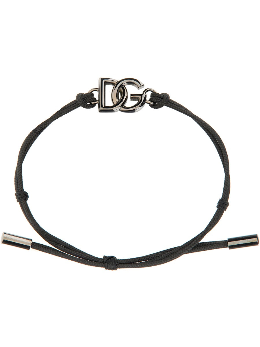 Dolce & Gabbana Men Dg Logo Bracelet