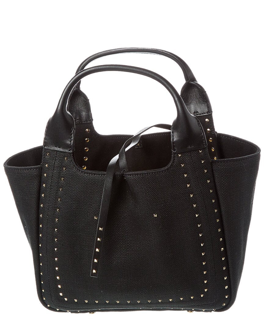 Valentino Atelier Canvas & Leather Tote