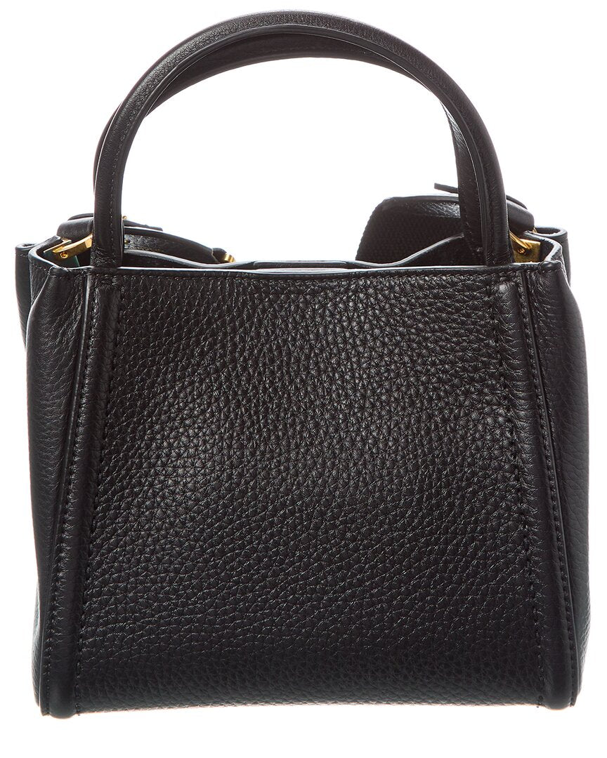 Valentino Vlogo Small Leather Tote