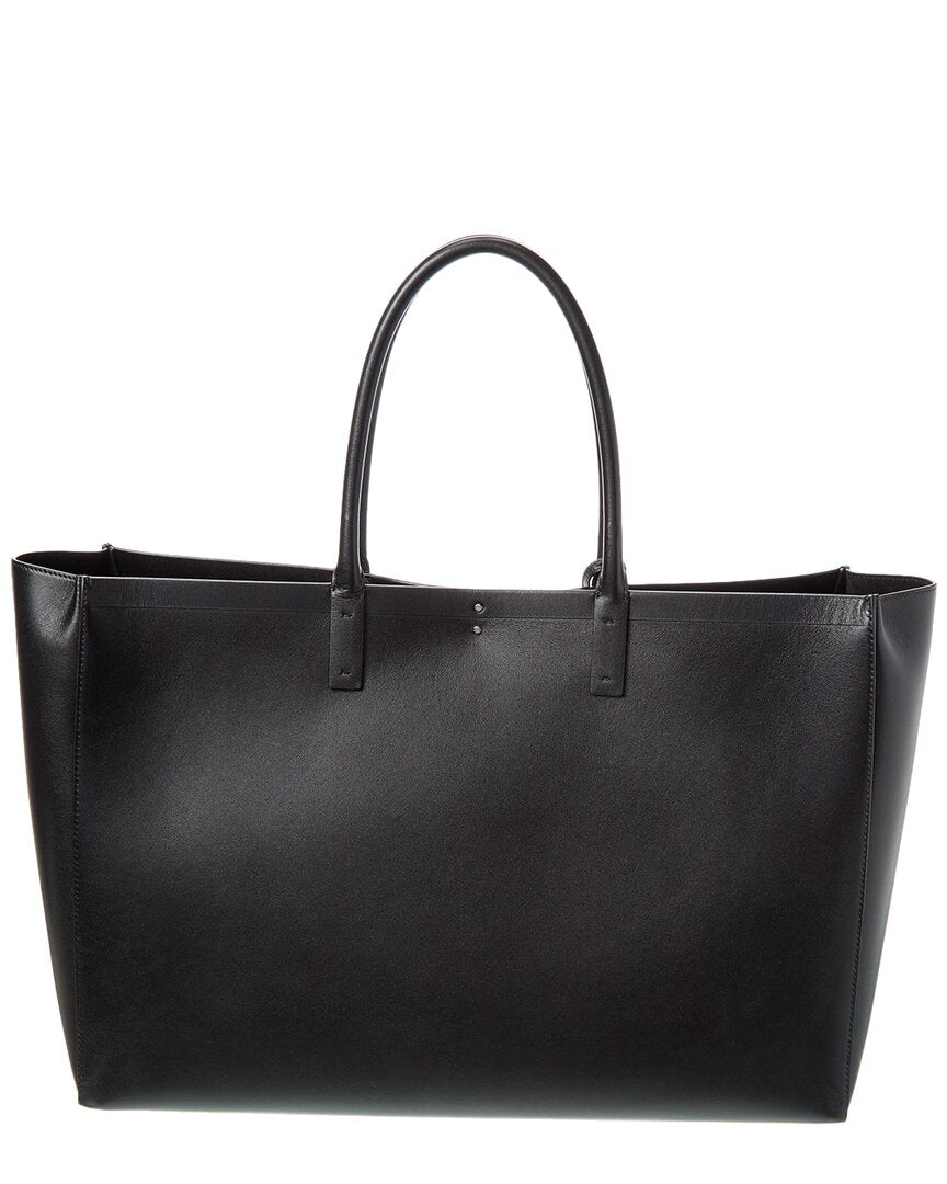 Valentino Vlogo East/West Leather Tote