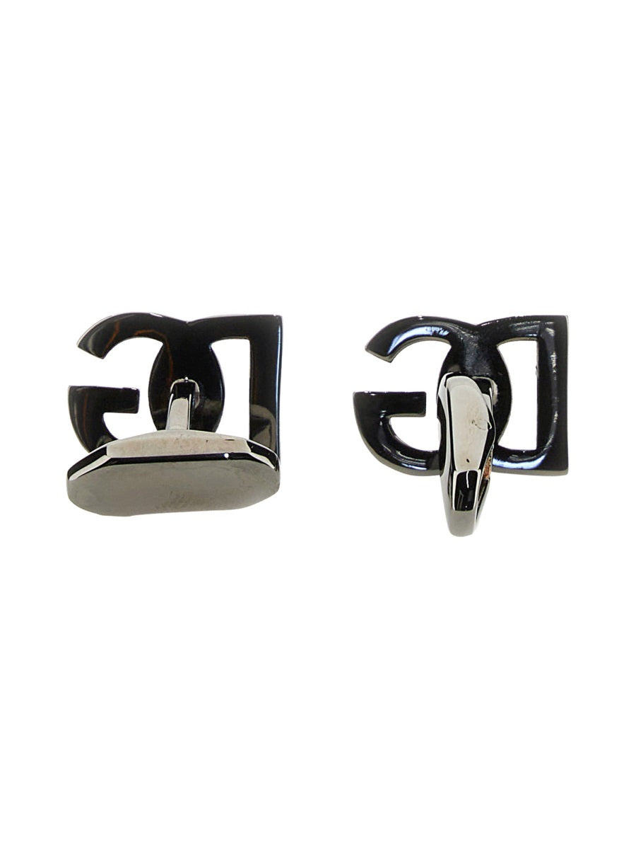 Dolce & Gabbana Men Dg Logo Cufflinks