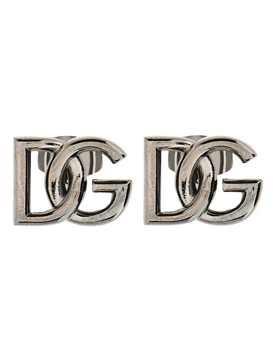 Dolce & Gabbana Men Dg Logo Earrings