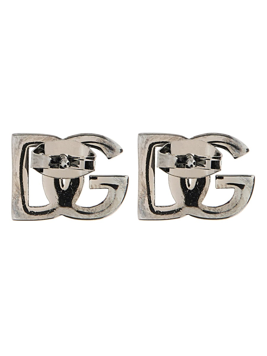 Dolce & Gabbana Men Dg Logo Earrings
