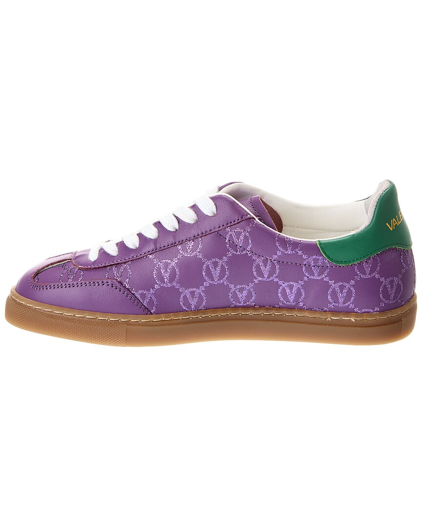 Valentino By Mario Valentino Giuditta Leather Sneaker