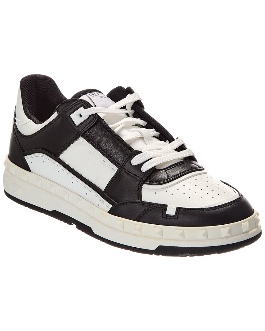 Valentino Freedots Leather Sneaker White