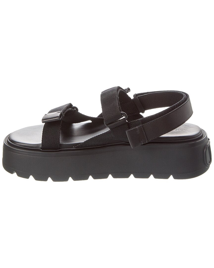 Valentino Leather Platform Sandal