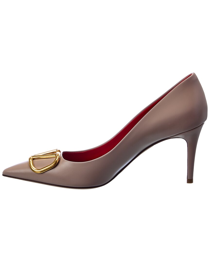 Valentino Vlogo Signature 80 Leather Pump