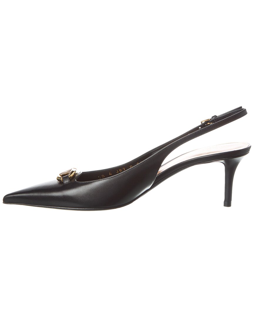 Valentino Vlogo 60 Leather Slingback Pump