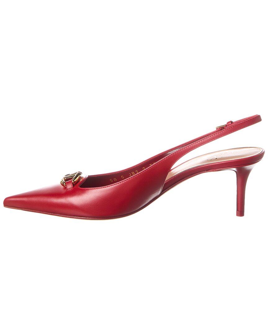 Valentino Vlogo 60 Leather Slingback Pump