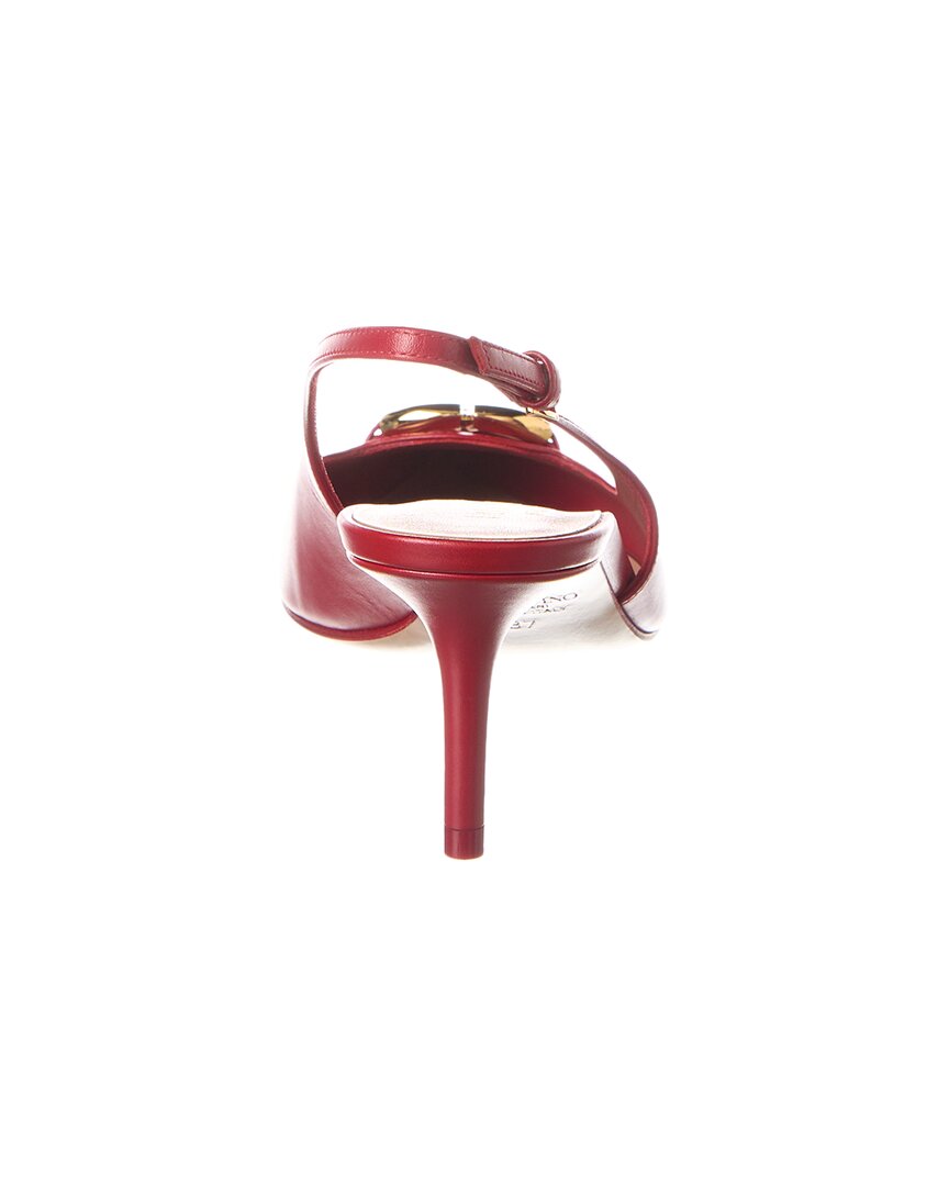 Valentino Vlogo 60 Leather Slingback Pump