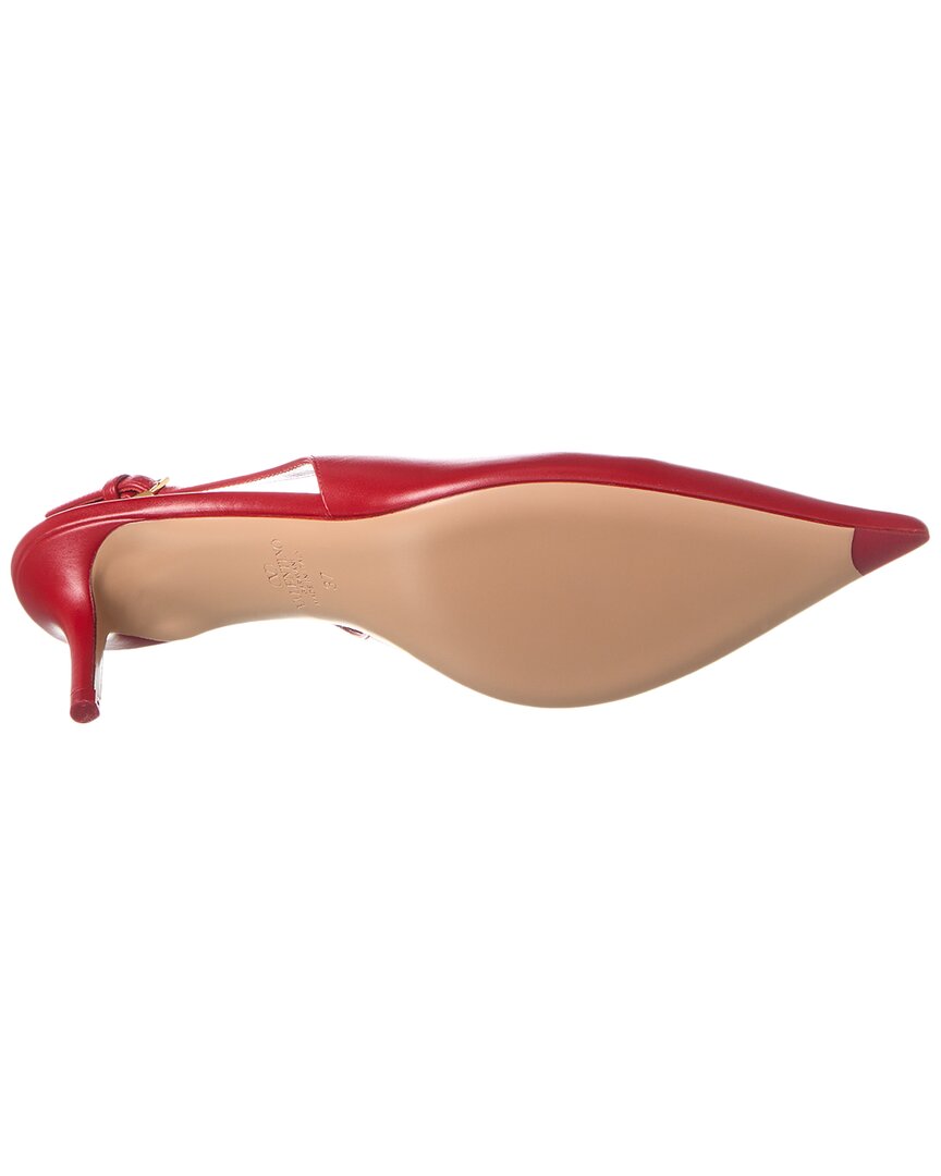 Valentino Vlogo 60 Leather Slingback Pump