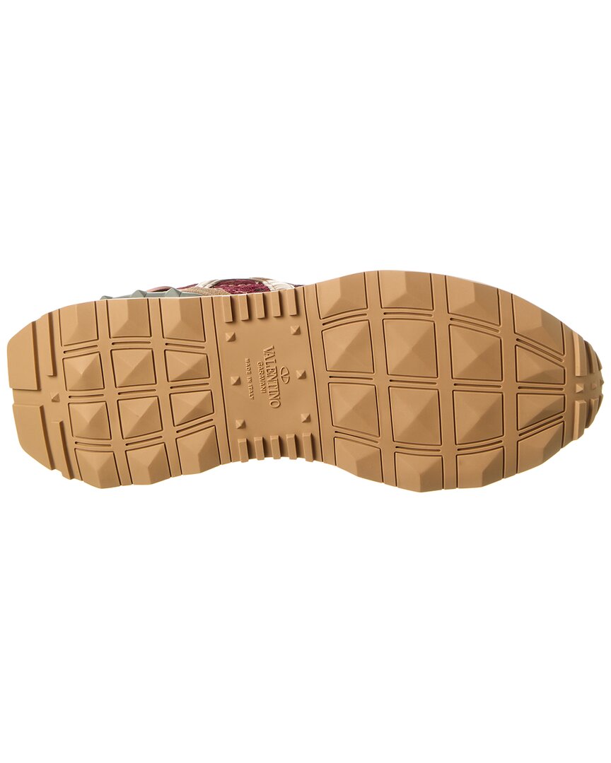 Valentino Lace Runner Suede & Lace Sneaker