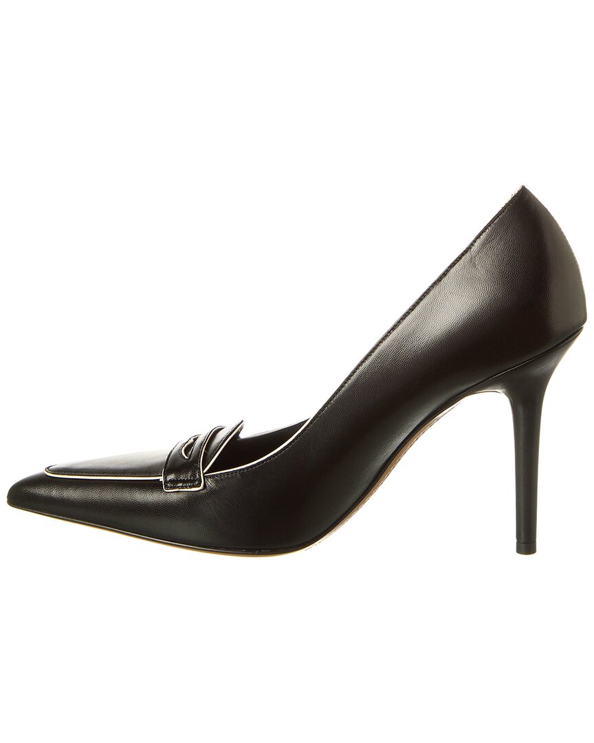 Valentino Capretto 100 Bicolor Leather Loafer Pump