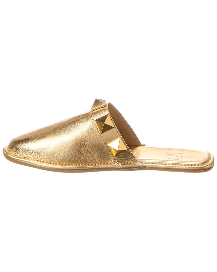 Valentino Roman Stud Leather Slipper