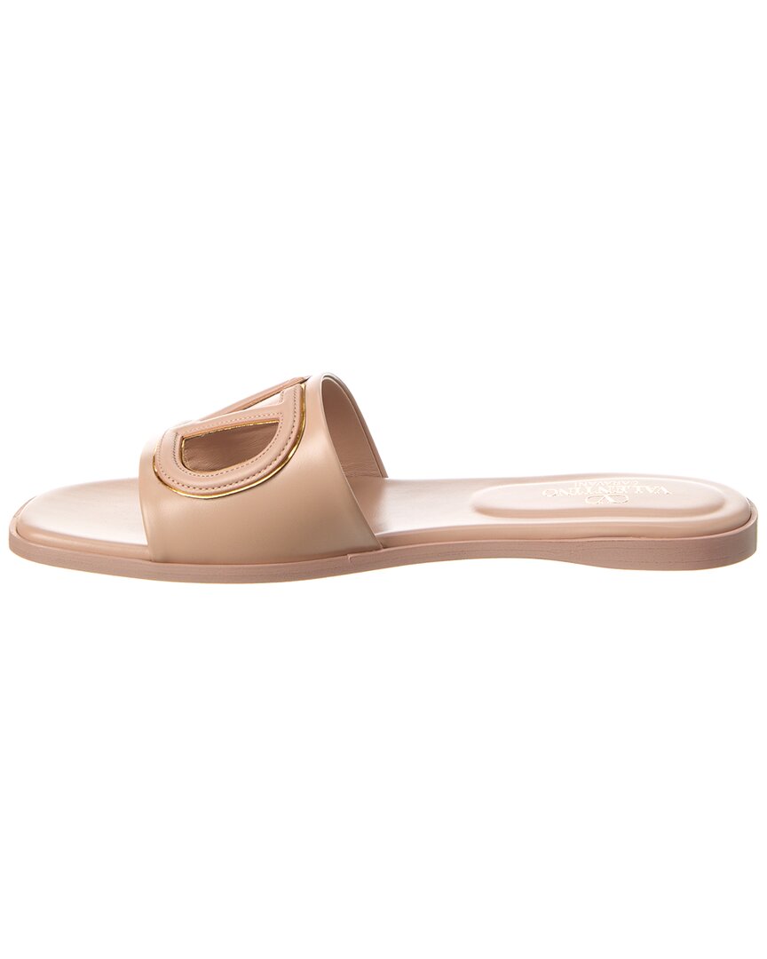 Valentino Vlogo Cutout Leather Sandal