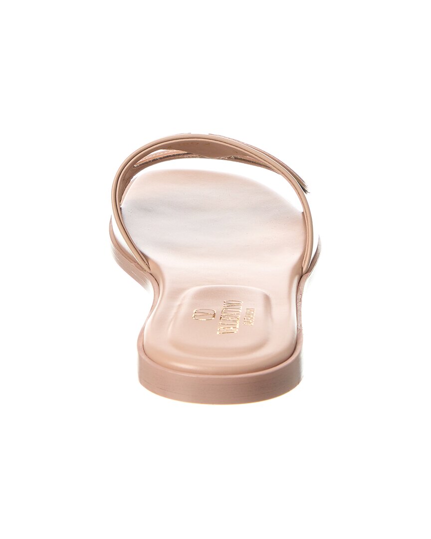 Valentino Vlogo Cutout Leather Sandal