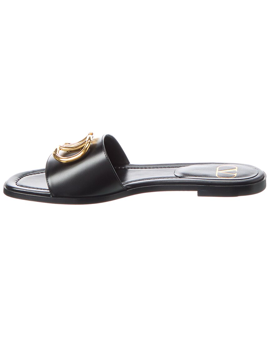 Valentino Vlogo Signature Leather Sandal