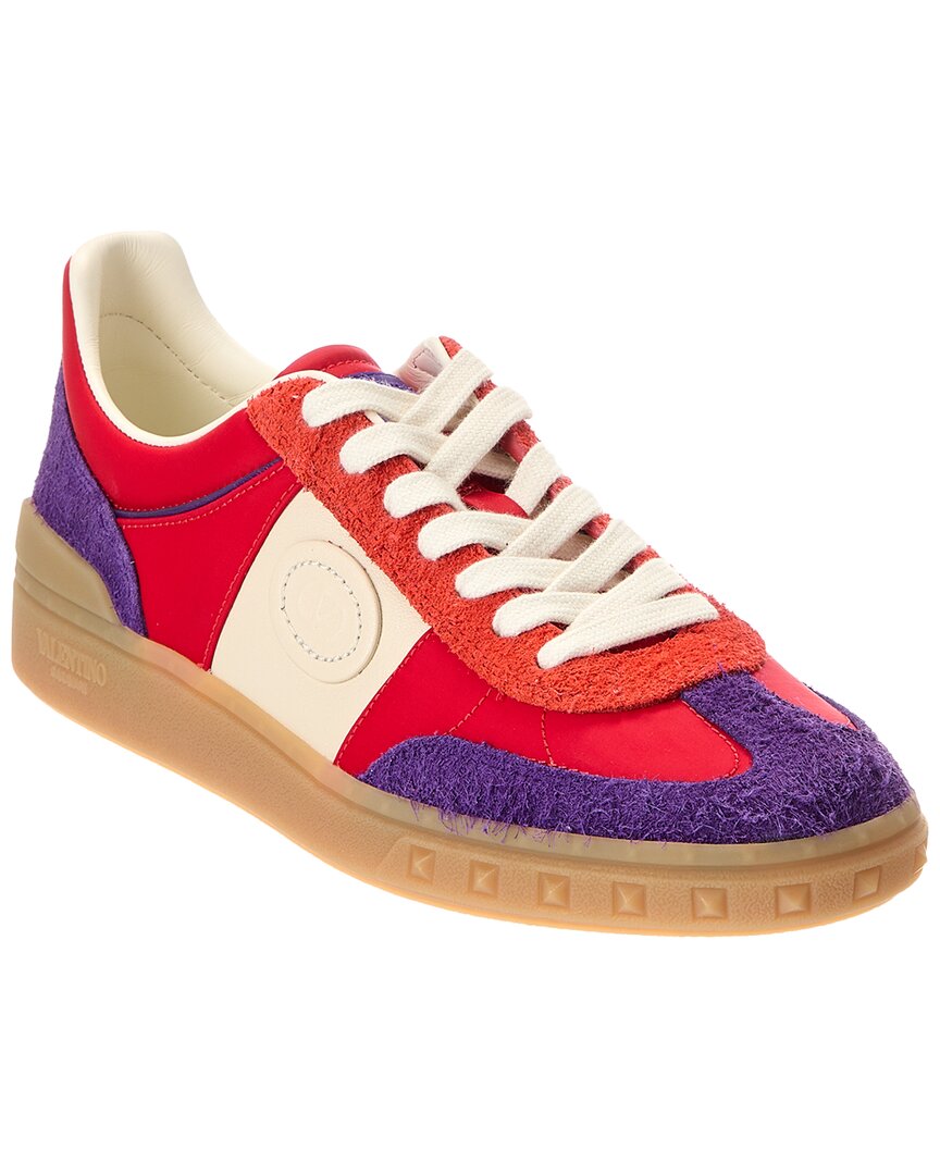 Valentino Upvillage Canvas & Leather Sneaker Red