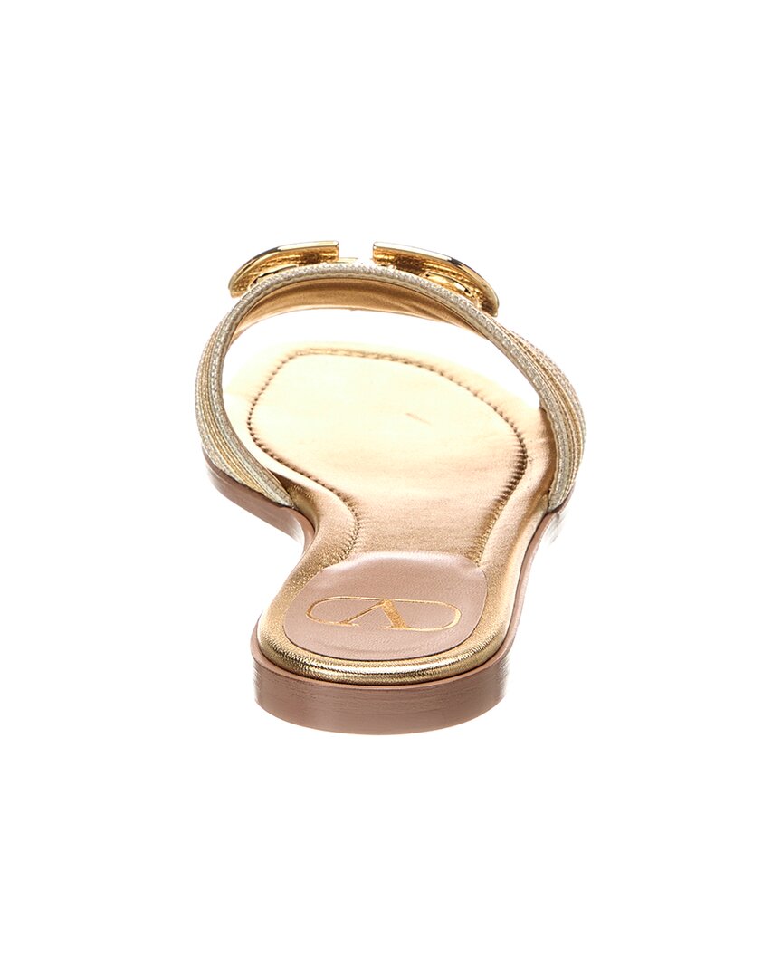 Valentino Vlogo Leather Sandal