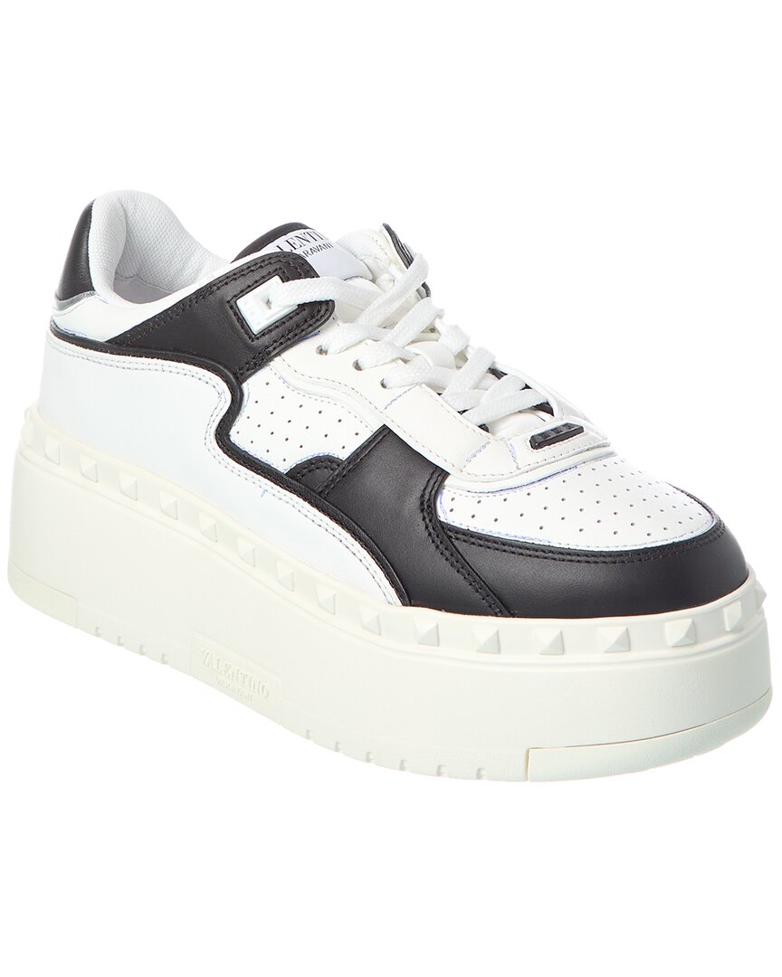 Valentino Freedots Xl Leather Sneaker White