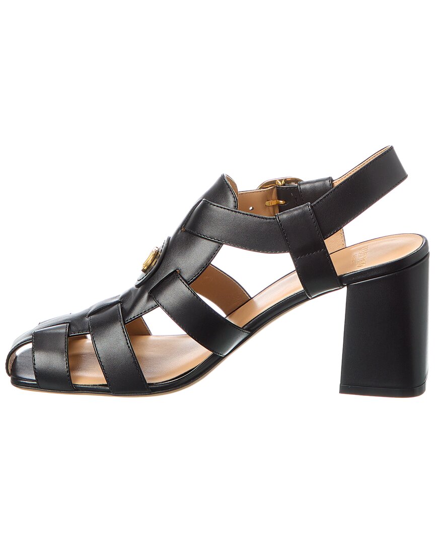 Valentino Vlogo 75 Leather Sandal