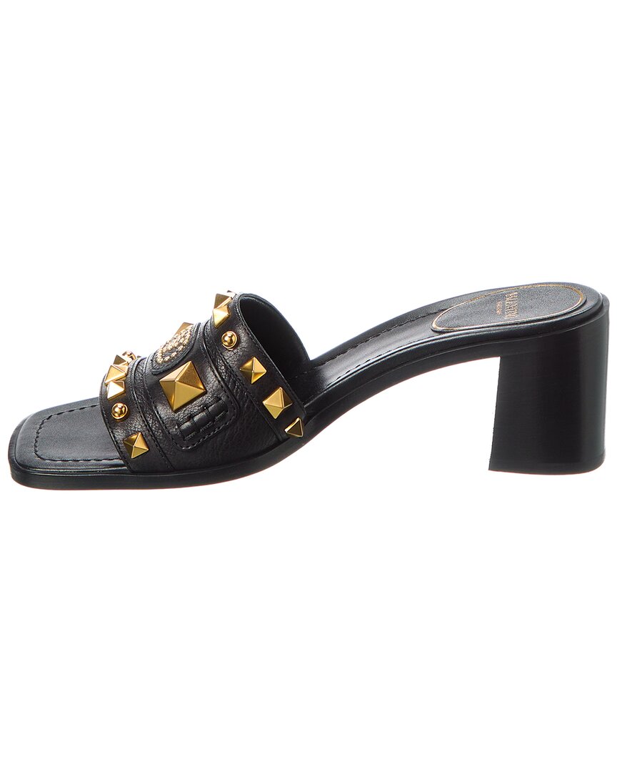 Valentino Vlogo Signature 60 Grainy Leather Sandal