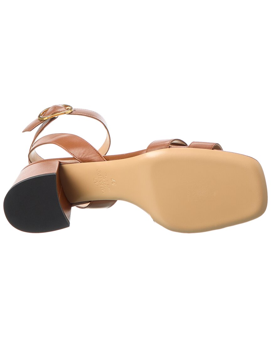 Valentino Vlogo 55 Leather Sandal