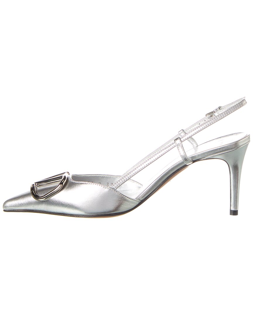 Valentino Vlogo 80 Leather Slingback Pump