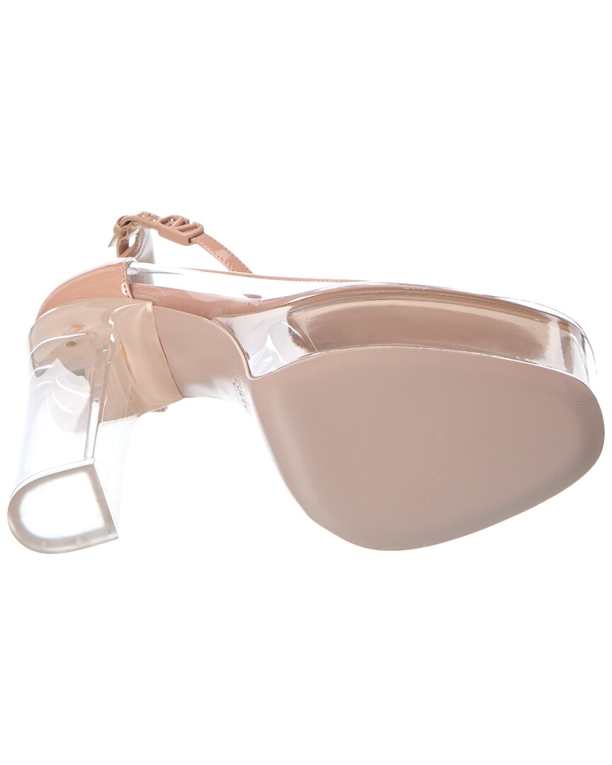 Valentino Tan-Go 155 Vinyl & Patent Platform Pump