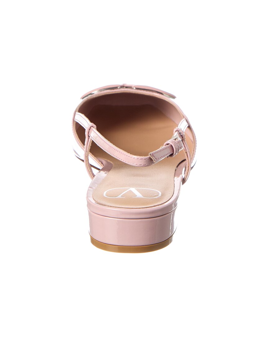 Valentino Vlogo Patent Slingback Flat