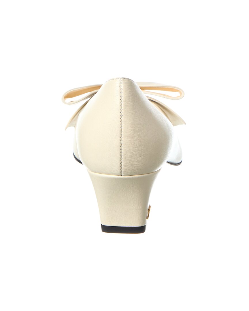 Valentino Bow 45 Leather Pump