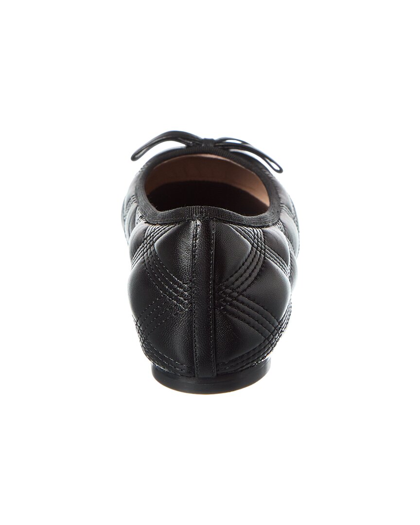 Valentino Bow Quilted Leather Flat