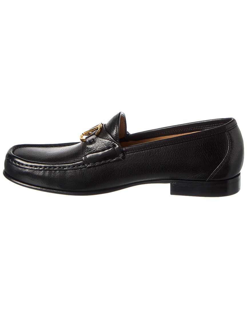 Valentino Vlogo Signature Leather Loafer