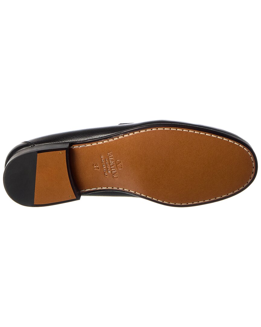Valentino Vlogo Signature Leather Loafer