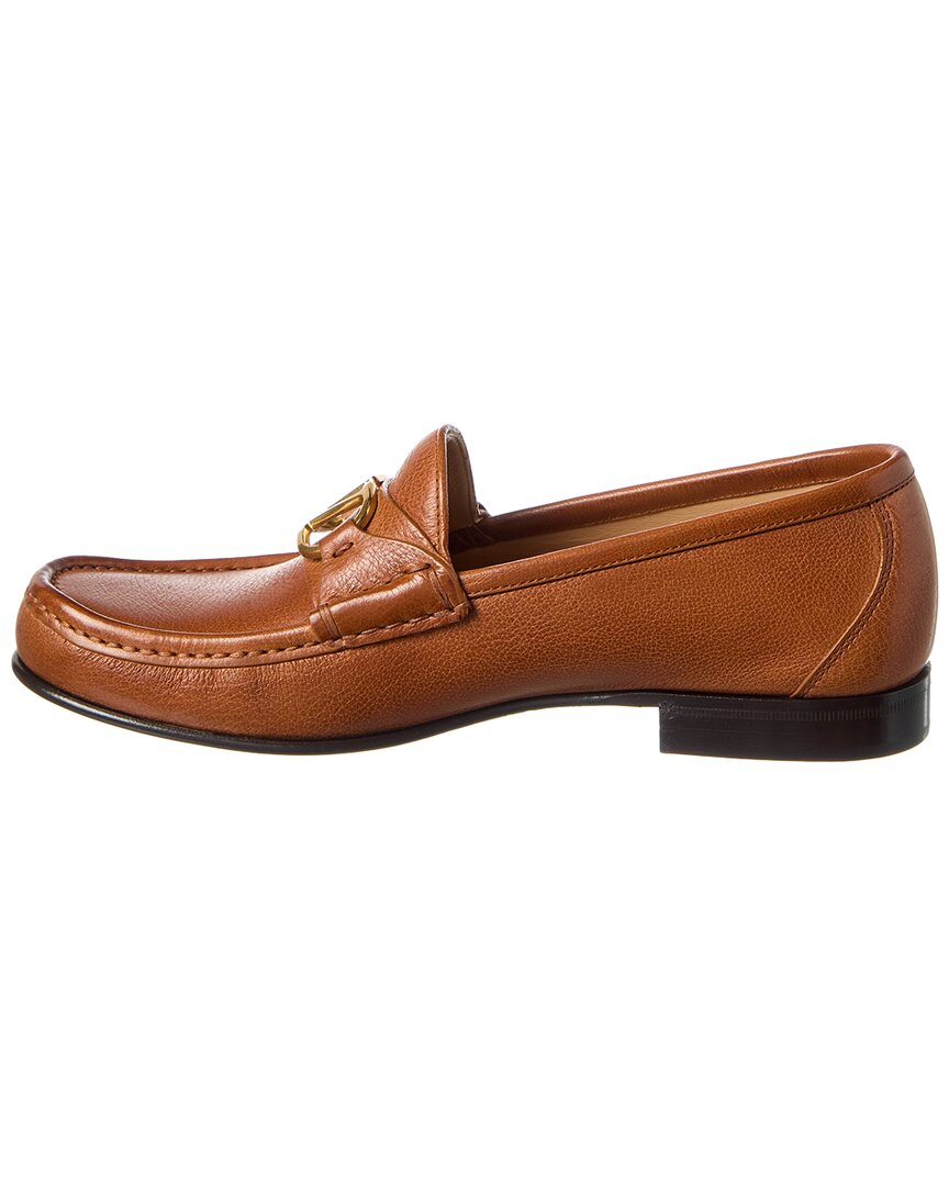 Valentino Vlogo Signature Leather Loafer