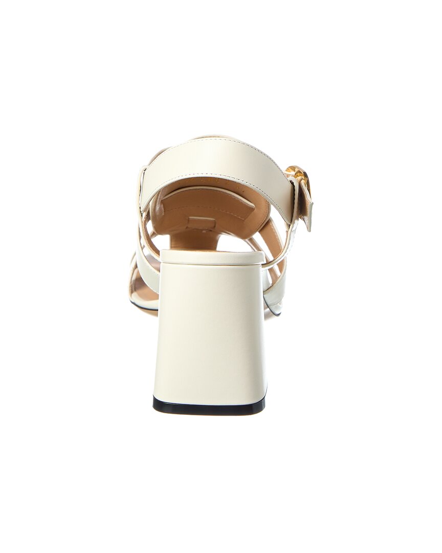 Valentino Vlogo 75 Leather Sandal