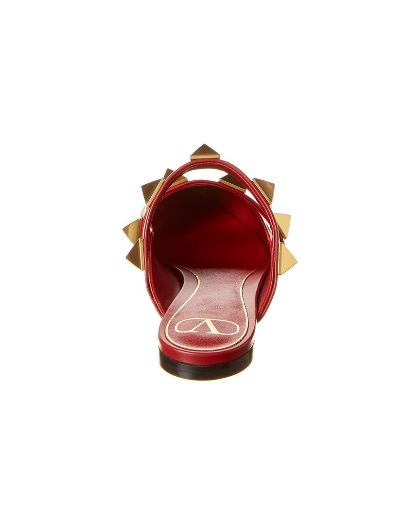 Valentino Roman Stud Leather Flat