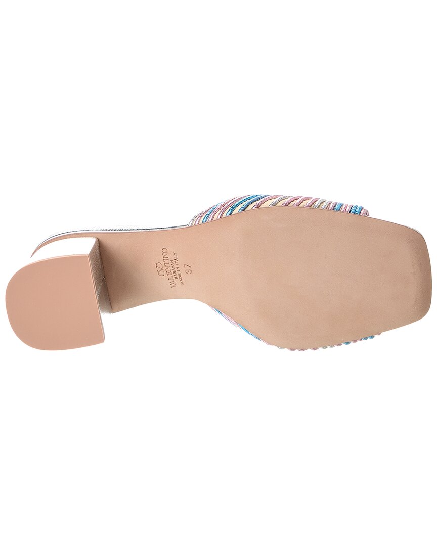 Valentino Vlogo Signature 60 Leather Sandal