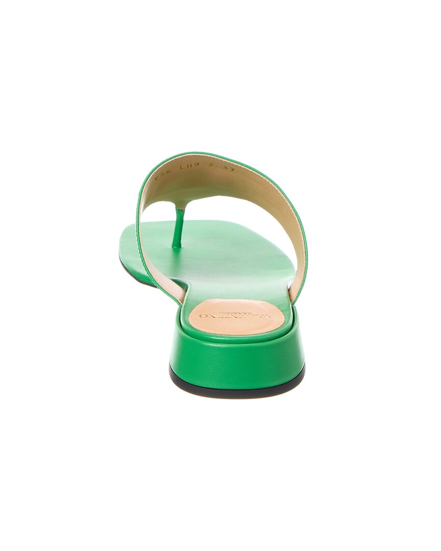 Valentino Vlogo Signature Leather Sandal