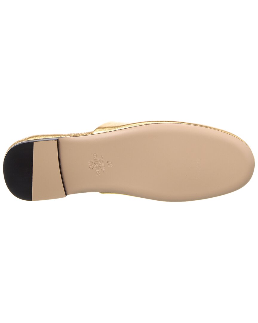 Valentino Vlogo Signature Leather Mule