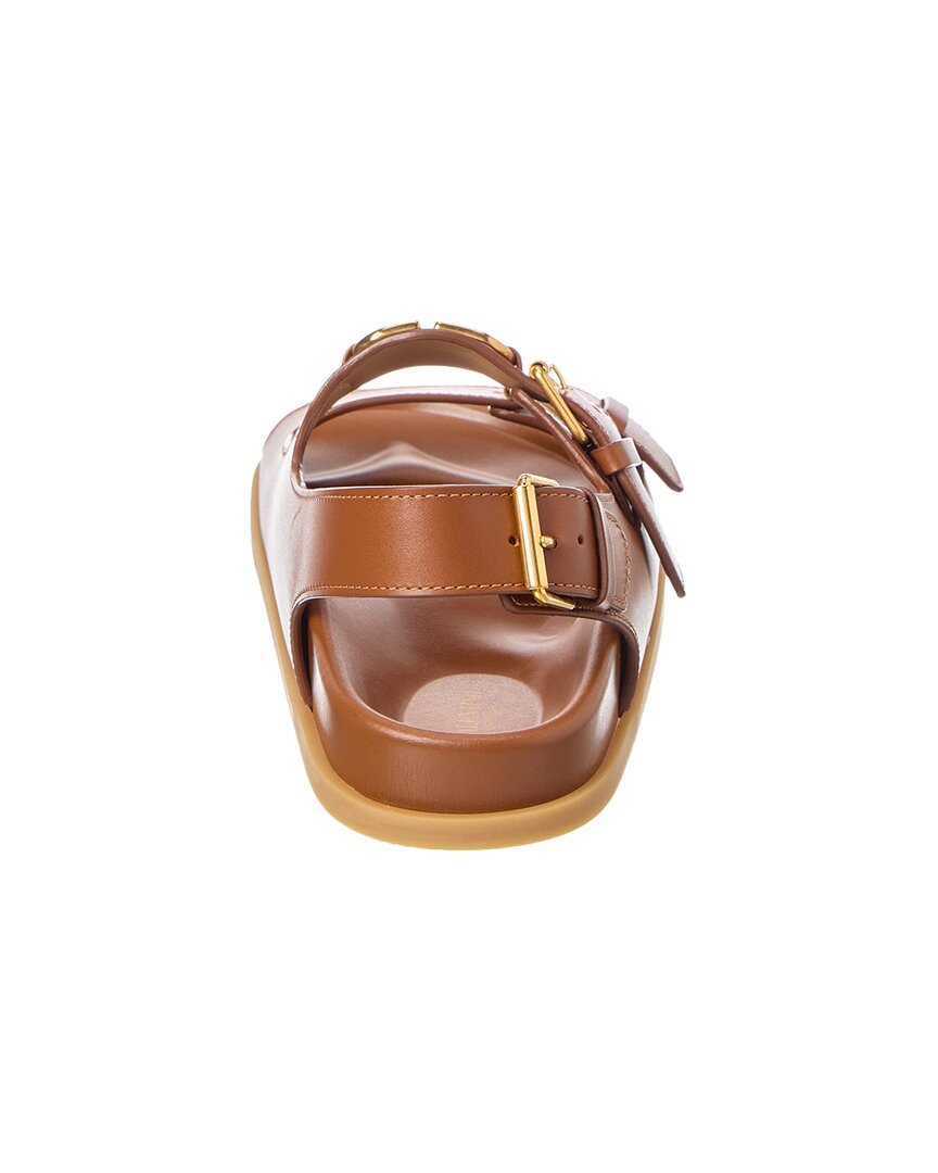 Valentino Vlogo Leather Sandal