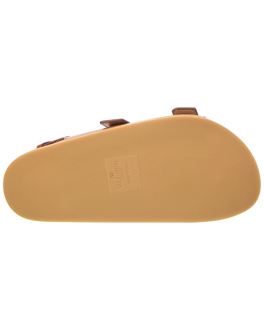 Valentino Vlogo Leather Sandal