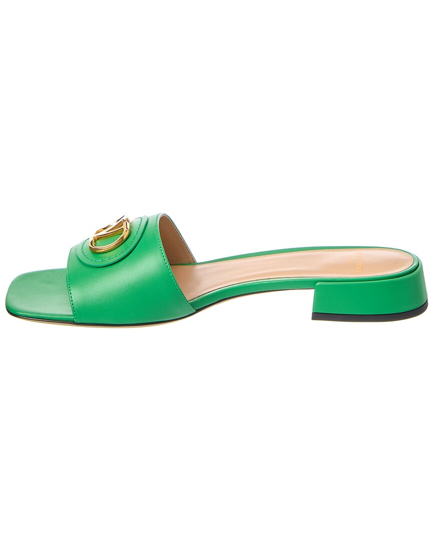 Valentino Vlogo Signature Leather Sandal