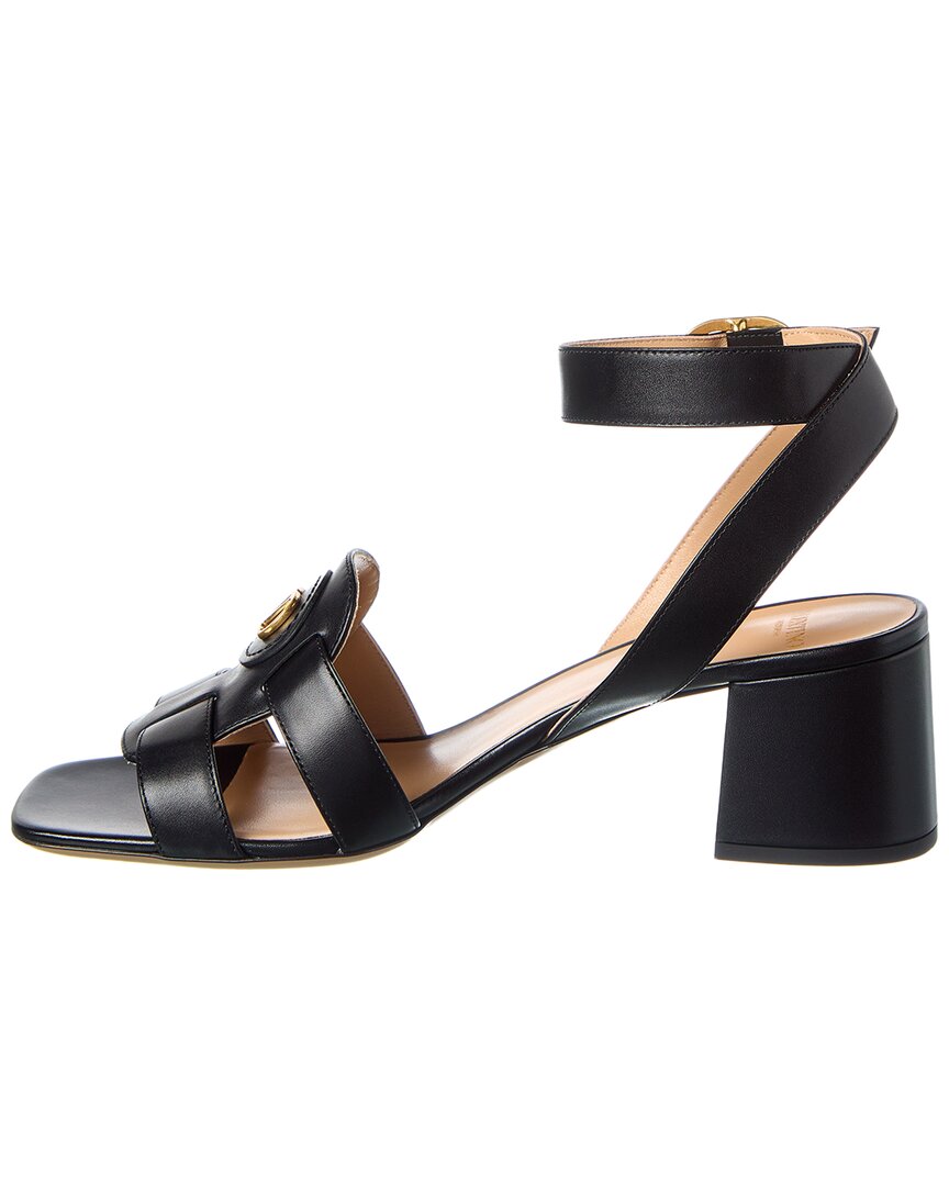 Valentino Vlogo 55 Leather Sandal